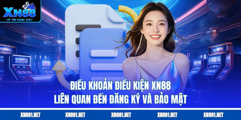 Điều khoản điều kiện XN88 liên quan đến đăng ký và bảo mật